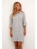 Kaffe Langarm - Hemd KAmilia Loose fit in Chalk/Black Stripe