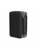 Depesche 3-Fach Federtasche LED Monster Cars in 7,5 x 13 x 20 cm in schwarz-bunt