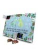 Mr. & Mrs. Panda Adventskalender Frosch Liebe mit Spruch in Eisblau