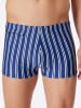 Schiesser Badehose Classic Swim in blau, weiß