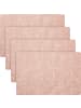 Erwin Müller Tischset 4er-Pack Elvas in rosé