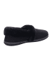 Skechers Hausschuhe Damen Microfiber Suede Fur Lined Sli in Schwarz