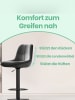 VASAGLE 2er-Set: Barhocker Lyna in - (B)45 x (H)(88.5-109.5) x (T)49.5 cm