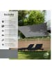 tectake Sonnensegel Sunny umfangreiches Montagematerial, grau