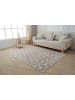 Vivorum Wohnzimmer Teppich – Kurzflorteppich Calma 225 in Beige