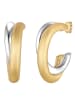 Yokoamii Ohrringe aus Messing in silber/gelbgold