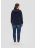 s.Oliver Sweatshirt Jacke langarm in Blau