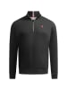 U.S. Polo Assn. U.S. POLO ASSN. Herren Pullover Half Zip P017 in Schwarz - Rot