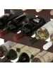 relaxdays Weinregal in Dunkelbraun - (B)63 x (H)102 x (T)25 cm