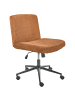 Beliani Bürostuhl GEDDES in Braun/Schwarz - (W) 59 x (H) 85 x (L) 71 cm
