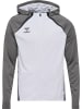 Hummel Reißverschluss Jacke Daumenlöcher Hmllead Herren in WHITE/STEEL GRAY