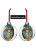 Mr. & Mrs. Panda Weihnachtsanhänger Fledermaus Zauberer Design o... in Weiß