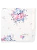 Greengate Stoffserviette mit Spitze EMELY Weiß mit Blumen