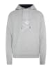 TUFFSKULL Herren Hoodie in Grau Melange