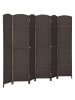 HOMCOM Paravent in Braun 160L x 1,6B x 170H cm