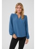 Kaffe Langarm-Bluse KAnita Regular fit in Ensign Blue