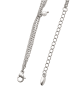 faina Women Ankle Bracelet With Charms in Silver White