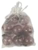 IB Laursen Tüte mit 8 Weihnachtskugeln mini in rosa