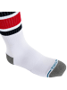 STANCE Socken 1er Pack in Weiß/Rot/Dunkelblau