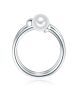 Lulu & Jane Perlen-Ring Sterling Silber Süßwasser-Zuchtperle in silber