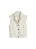 Marc O'Polo Weste relaxed in Grey Silk