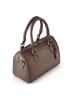 Lazarotti Bologna Leather Bowling-Bag Handtasche Crossbody Leder 26 cm in taupe