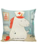 Mr. & Mrs. Panda kuschelkissen 40x40 Einhorn Krankenschwester De... in Weiß