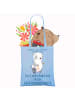 Mr. & Mrs. Panda Tasche Goldschmied Leidenschaft mit Spruch in Sky Blue