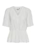 ICHI Bluse kurzarm IHCINOMA Regular fit in Cloud Dancer