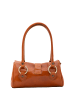 Viola Castellani Tasche mit Henkel in COGNAC