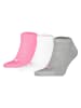Puma Socken 3er Pack in Rosa/Weiß/Grau