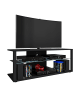 VCM  TV Lowboard Konsole Rack Folas XL in Schwarz