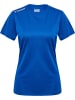 Hummel T-Shirt Hmlrun Laufen Damen in TRUE BLUE