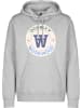 WOOD WOOD Kapuzenpullover in grey melange