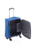 Gladiator 3700 4 Rollen Kabinentrolley 55 cm mit Dehnfalte blue