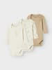 name it Unisex Baby Body 3er Pack "Giraffe" in Weiß