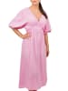 Reichstadt Damen Relaxed Fit Sommerkleid Musselin in Pink
