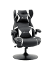Vinsetto Gamingsessel-69L x 73B x 118H cm-Weiß+Schwarz