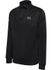 Hummel Sweatshirt Mit Kurzem Reißverschluss Hmlcourt Half Zip L/S in BLACK