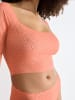 Sloggi Longsleeve ZERO Feel Bliss Top in LOVELY APRICOT