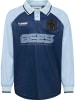 Hummel Polo Raglanärmel Hmljr Loose Jungen in DRESS BLUES