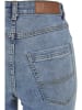 Urban Classics Urban Classics Damen Ladies Highwaist Straight Slit Denim Pants in tinted lightblue washed