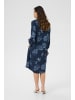 CULTURE Kleid CUalexa A-shape in Blue Flower