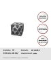 Kayoom Sitzkissen Chimera Pouf 125 45 x 45 cm in grau