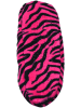 normani Damen-Slipper Hausschuhe mit Schleife in Zebra/Pink