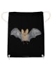 Mr. & Mrs. Panda Sportbeutel Fledermaus Flügel ohne Spruch in Schwarz