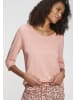 VIVANCE DREAMS Capri-Pyjama in rosa-schwarz-gemustert