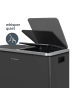 Les collectors Abfalleimer 2x30L N°916 Anthrazitgrau