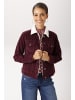 Aniston CASUAL Cordjacke in weinerot-wollweiß