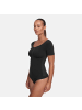 CFAB Figurformender Body mit Slip in Schwarz